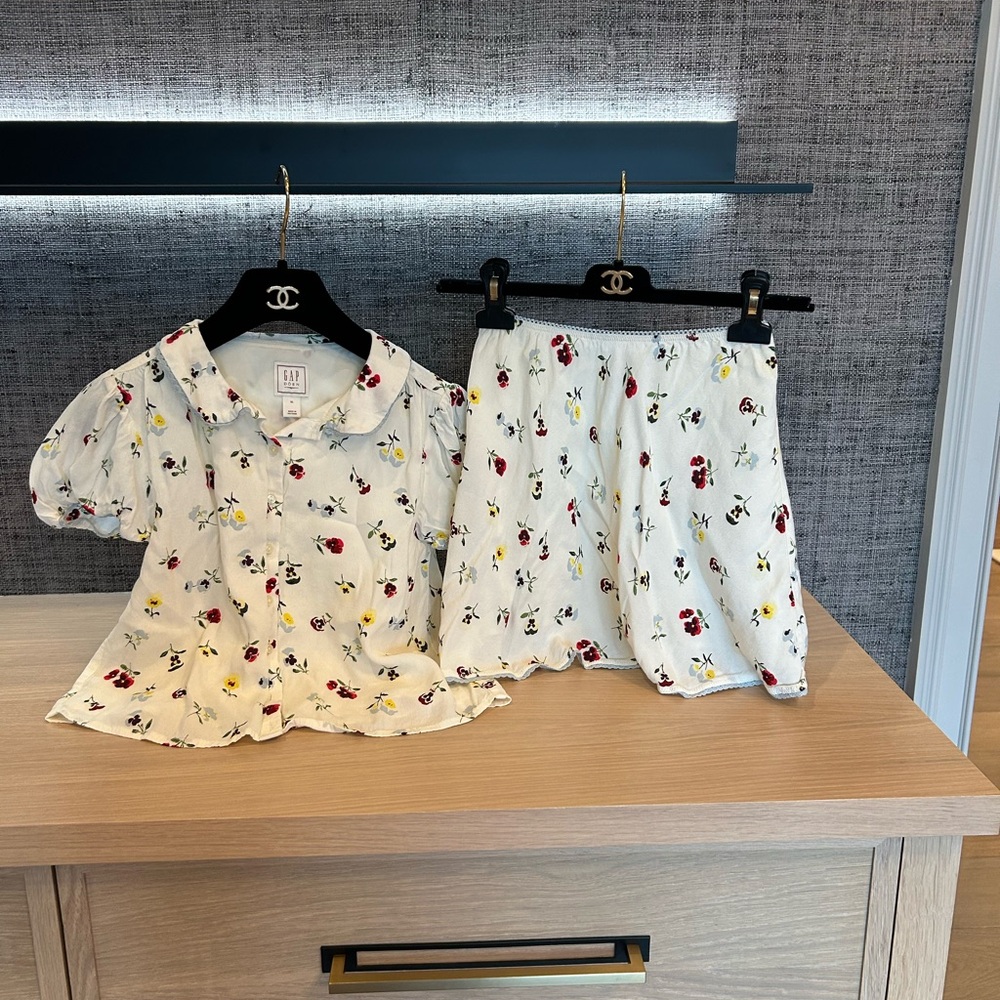 Gap Kids x Doen Floral Blouse Top